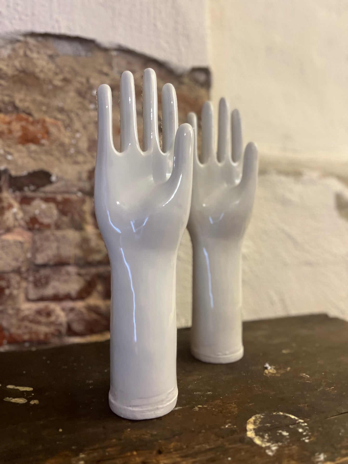 Vintage 1950s Porcelain Glove Molds