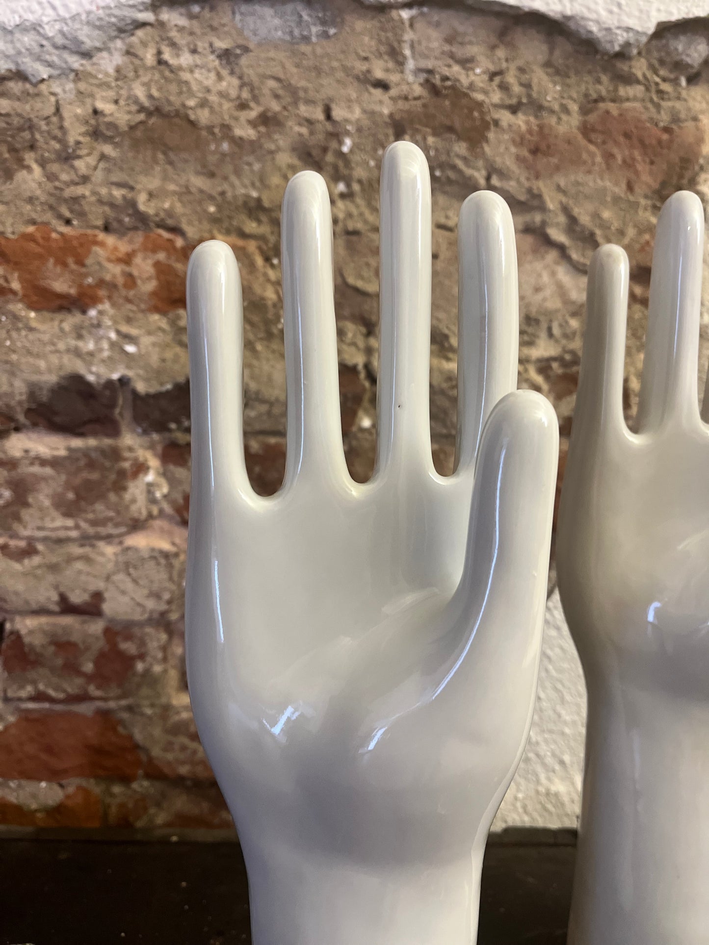 Vintage 1950s Porcelain Glove Molds
