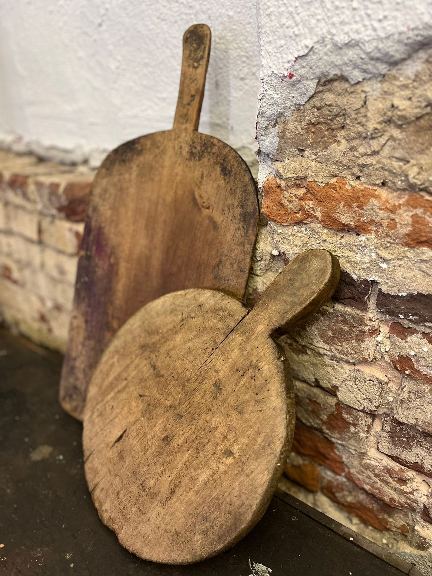 Antique European Wooden bread Boards